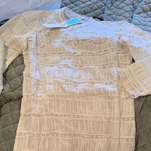 NWT Doen Jacquette Dress in salt size small